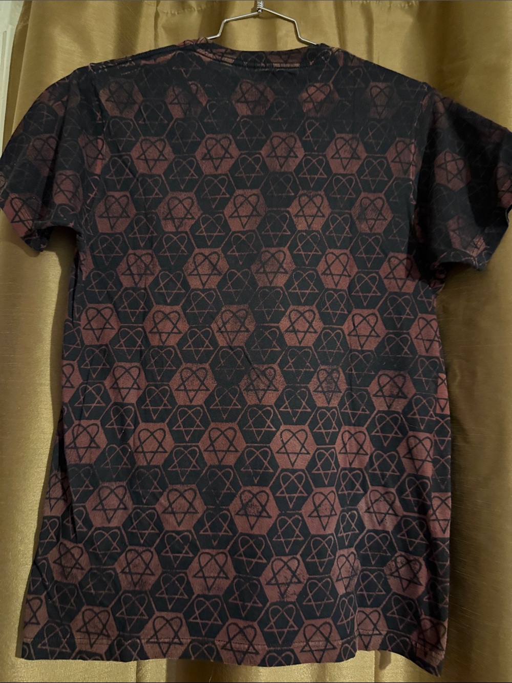 Rare Vintage all over-Print Tee , heartagram-logo ,Finnsh gothic rock band “HIM” - Picture 2 of 7
